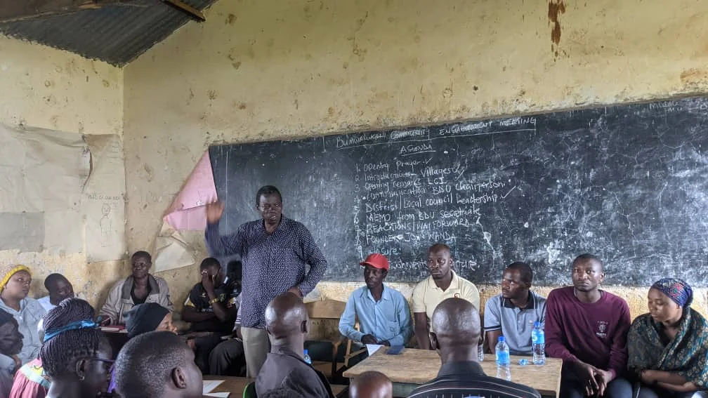 Community engagement meeting with John Wanda